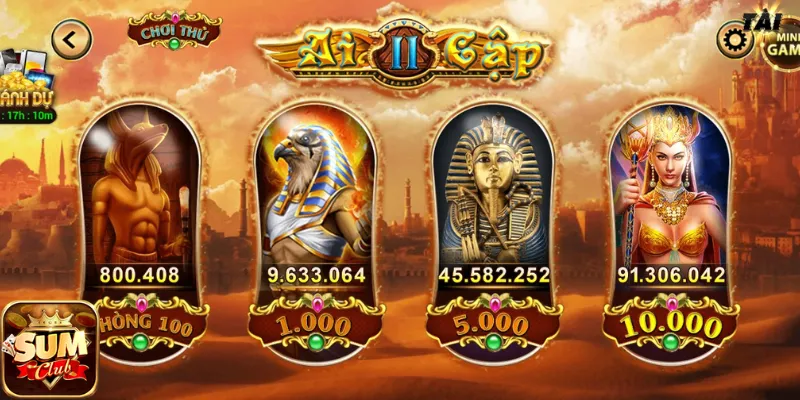 slot Nữ Hoàng Ai Cập Sumclub